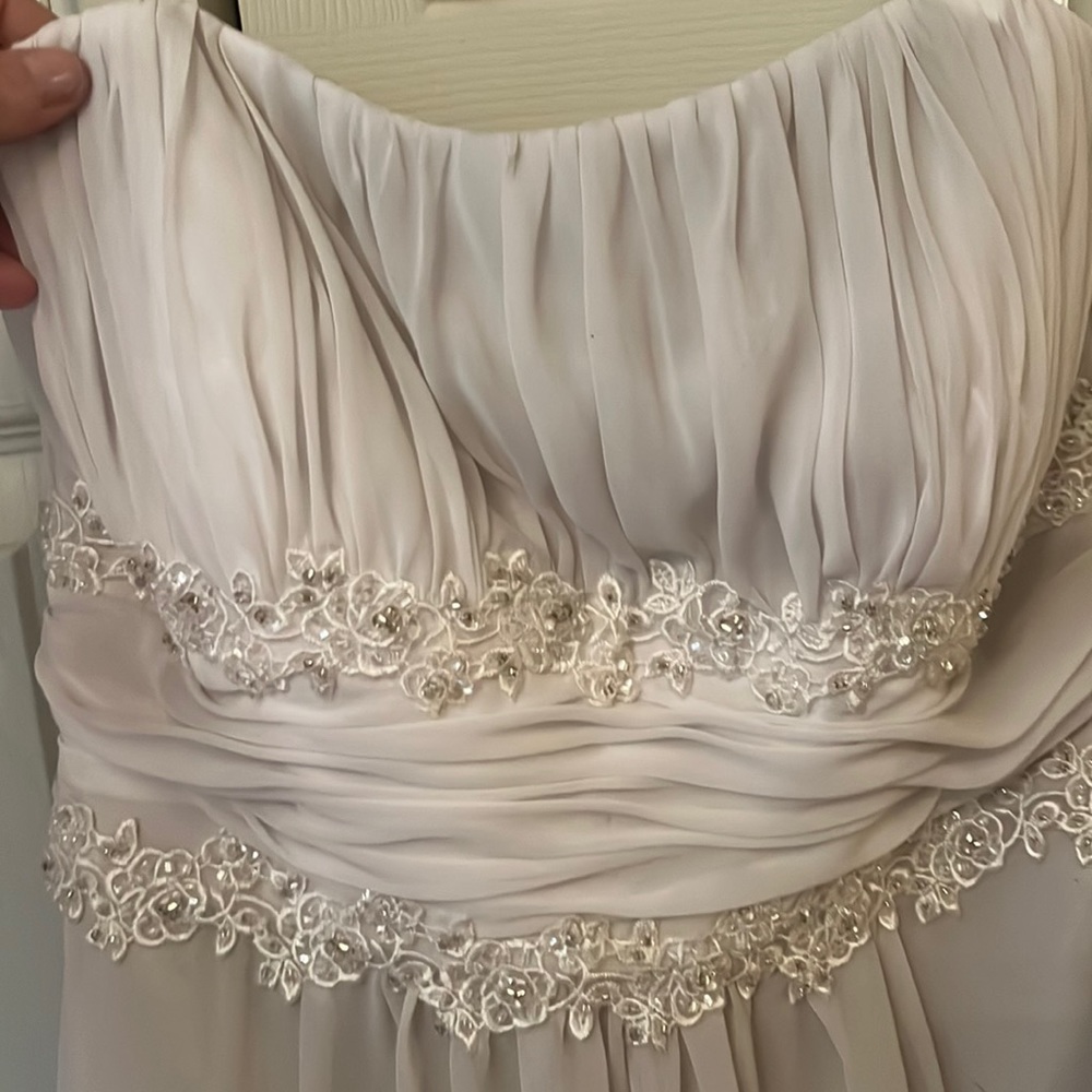 Wedding dress - strapless